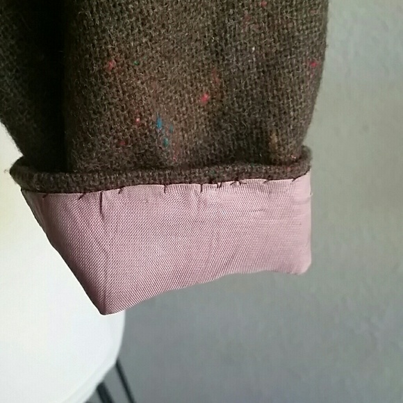 Vintage wool cropped blazer academia - Picture 4 of 8